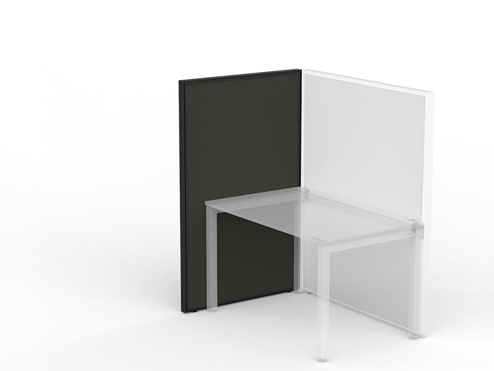 Studio 50 Partition - 1500h x 900w-Office Partitons-SP-Charcoal-Commercial Traders - Office Furniture