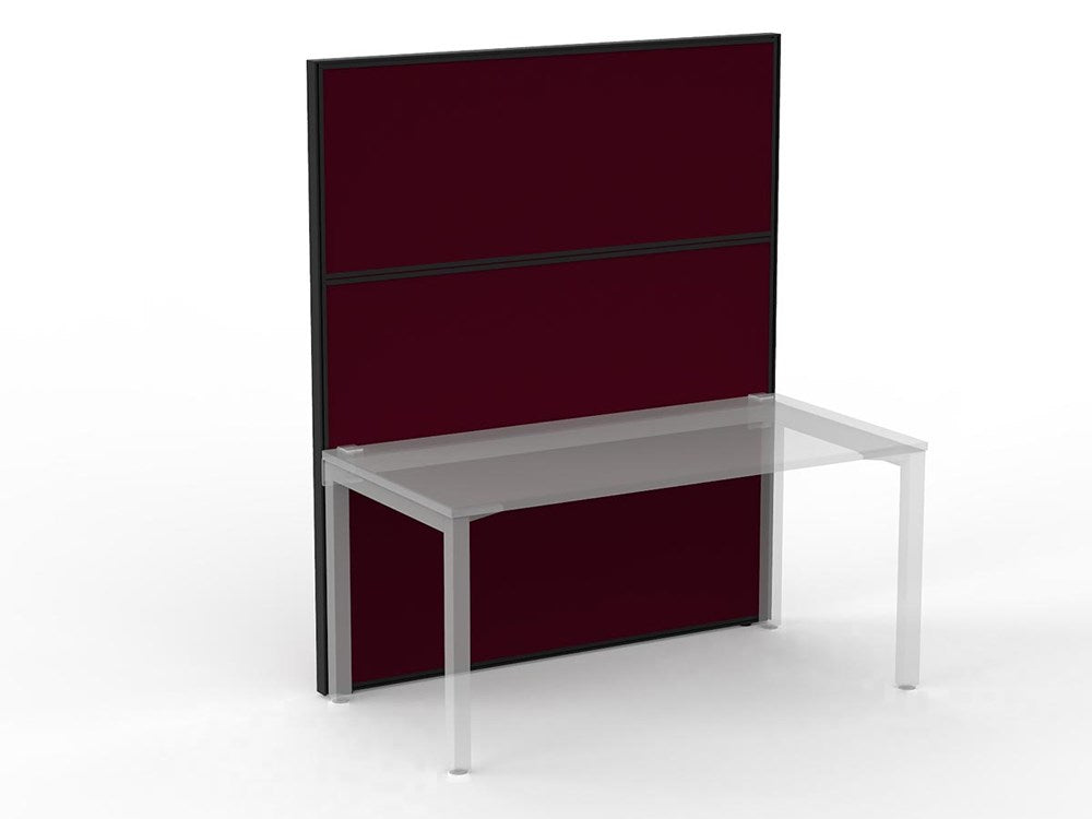 Studio 50 Partition - 1800h x 1500w-Office Partitons-BE-Ruby Red-Commercial Traders - Office Furniture
