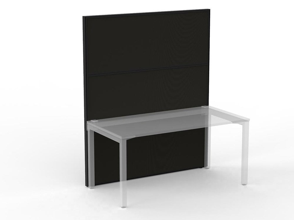 Studio 50 Partition - 1800h x 1500w-Office Partitons-CN-Ebony-Commercial Traders - Office Furniture
