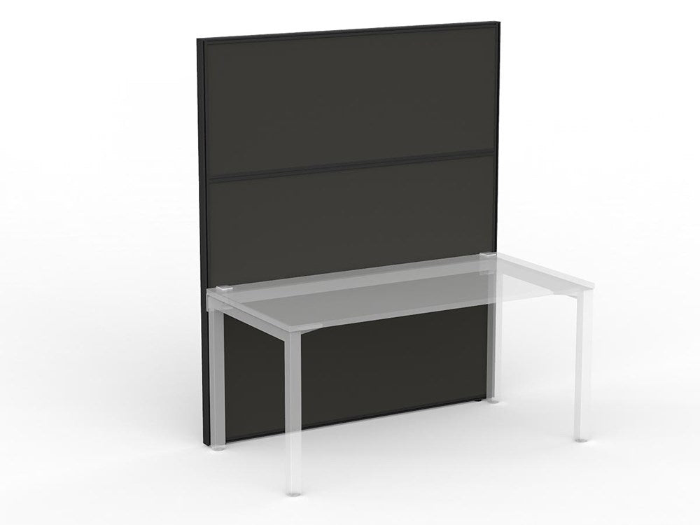 Studio 50 Partition - 1800h x 1500w-Office Partitons-SP-Charcoal-Commercial Traders - Office Furniture