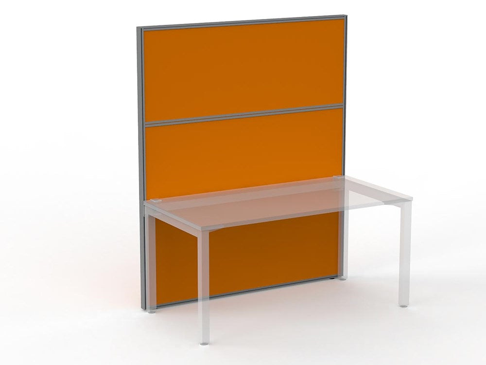 Studio 50 Partition - 1800h x 1500w-Office Partitons-Breathe-Silver-Commercial Traders - Office Furniture