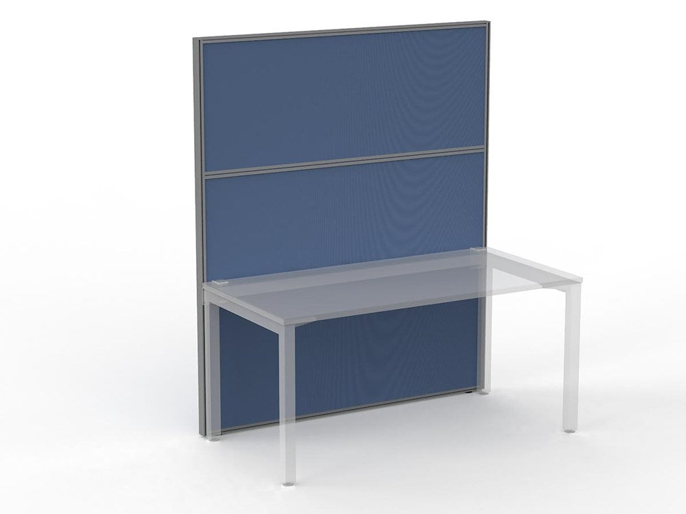 Studio 50 Partition - 1800h x 1500w-Office Partitons-Crown-Silver-Commercial Traders - Office Furniture