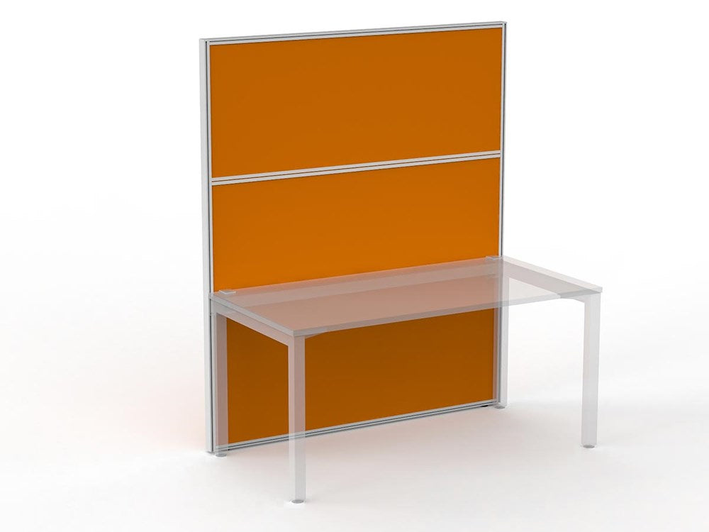 Studio 50 Partition - 1800h x 1500w-Office Partitons-Breathe-White-Commercial Traders - Office Furniture