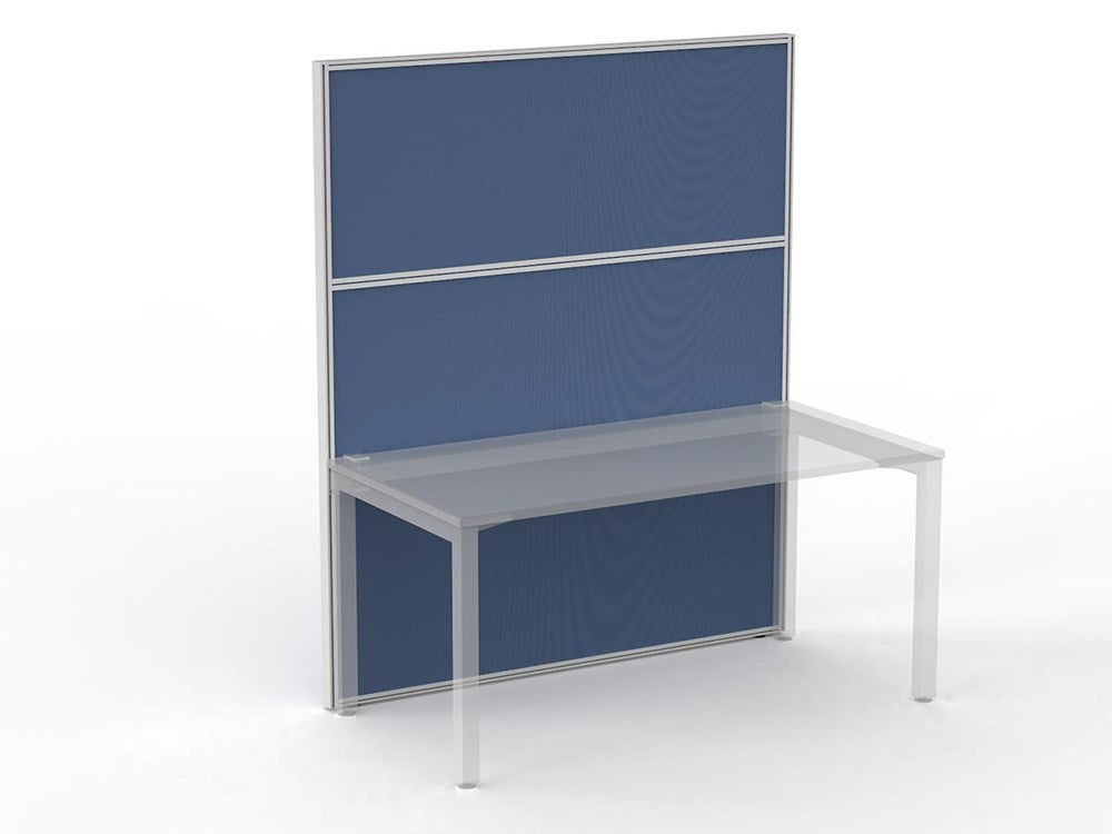 Studio 50 Partition - 1800h x 1500w-Office Partitons-Crown-White-Commercial Traders - Office Furniture