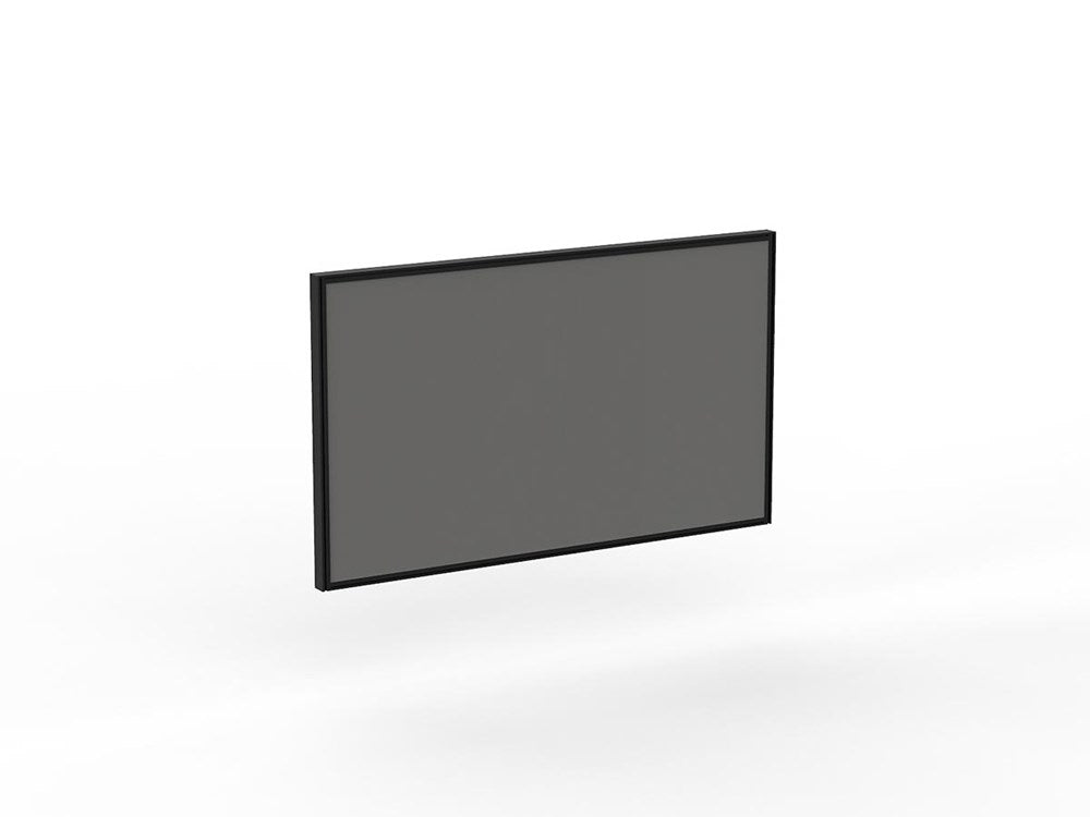 Studio 50 Desk Mount Screen - 900H x 1500W-Office Partitons-BE-Alloy Grey-Commercial Traders - Office Furniture