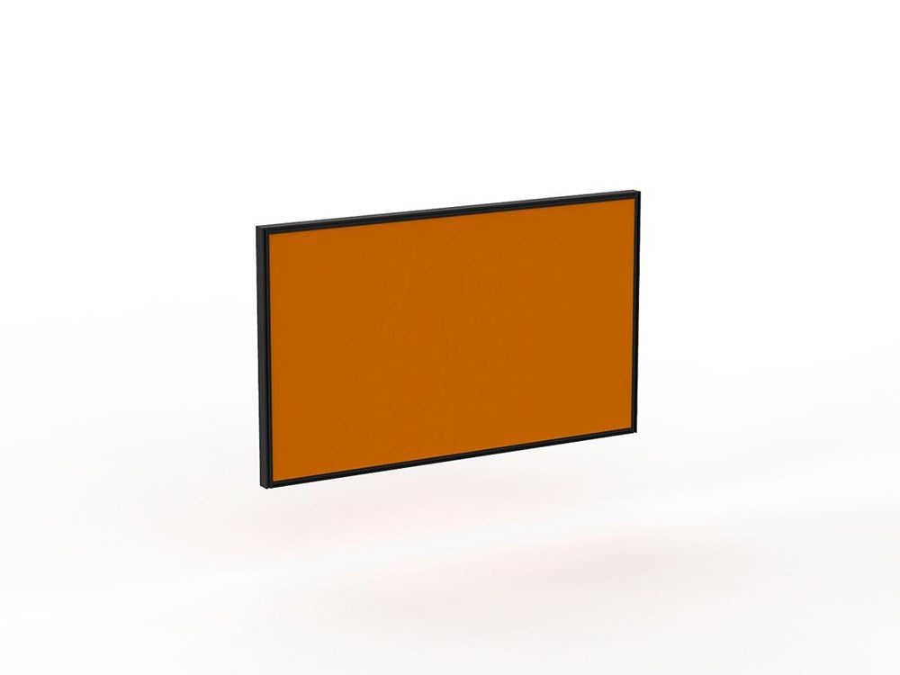 Studio 50 Desk Mount Screen - 900H x 1500W-Office Partitons-BE-Bright Orange-Commercial Traders - Office Furniture
