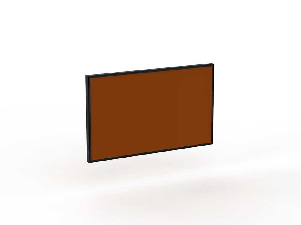 Studio 50 Desk Mount Screen - 900H x 1500W-Office Partitons-BE-Burnt Orange-Commercial Traders - Office Furniture