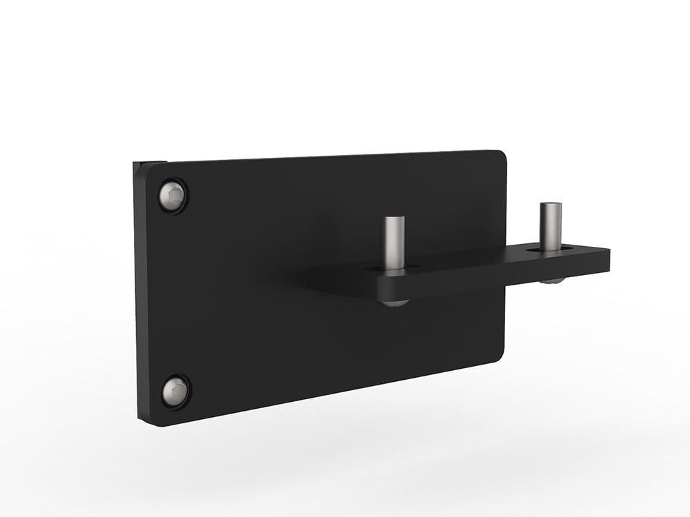 Studio 50 Bracket-Office Partitons-For Cubit Desk (Each)-Black-Commercial Traders - Office Furniture