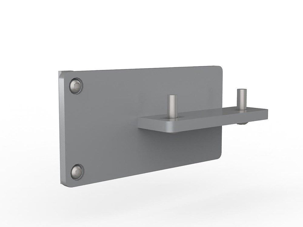 Studio 50 Bracket-Office Partitons-For Cubit Desk (Each)-Silver-Commercial Traders - Office Furniture
