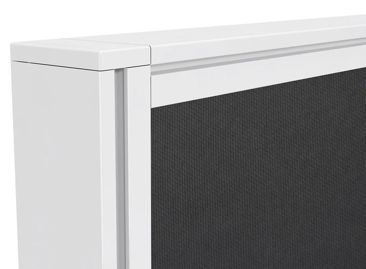 Studio 50 Partition - 1500h x 1200w-Office Partitons-CN-Midnight-Commercial Traders - Office Furniture