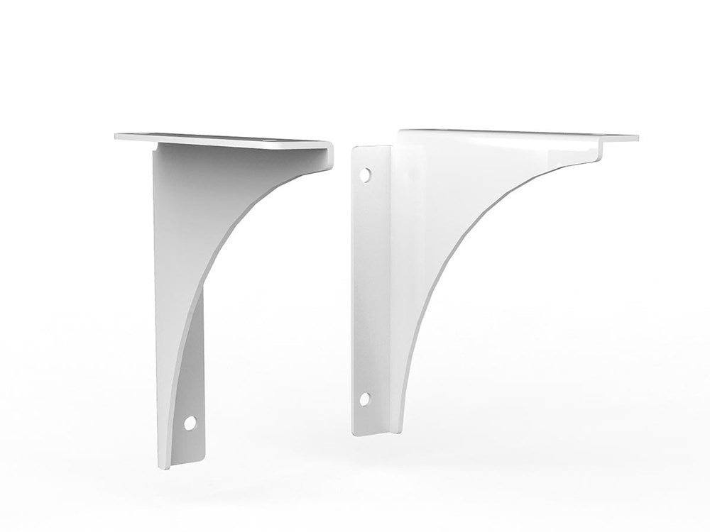 Studio 50 Bracket-Office Partitons-150mm (Pair)-White-Commercial Traders - Office Furniture