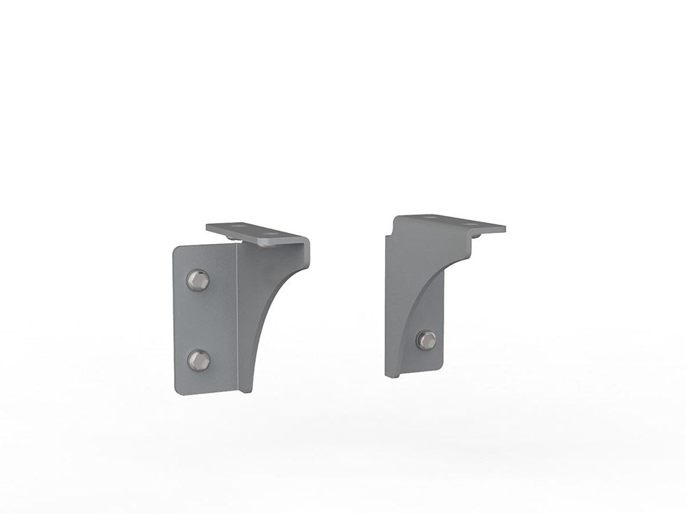 Studio 50 Bracket-Office Partitons-60mm (Pair)-Silver-Commercial Traders - Office Furniture