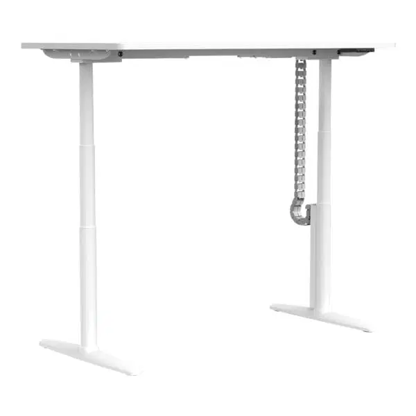 Buro Syntra Height Adjustable Desk-Desking-1500 x 750-White-Commercial Traders - Office Furniture