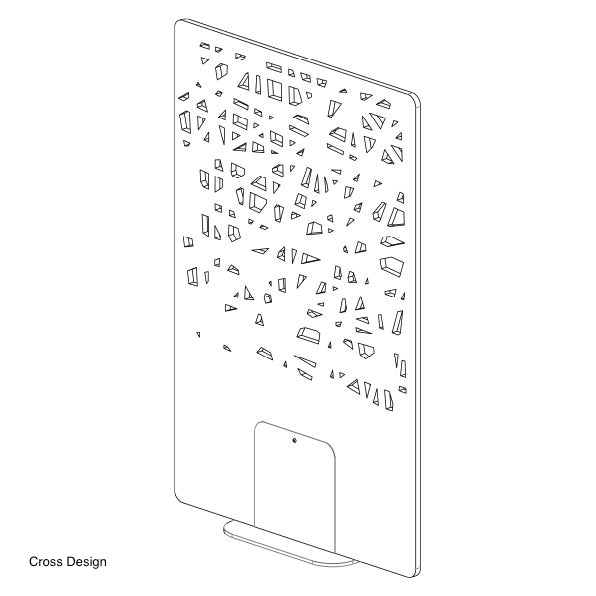 Acoustic Satori Divider-Noise Reduction-White-Commercial Traders - Office Furniture