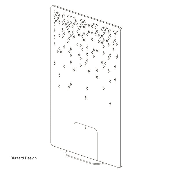 Acoustic Satori Divider-Noise Reduction-White-Commercial Traders - Office Furniture