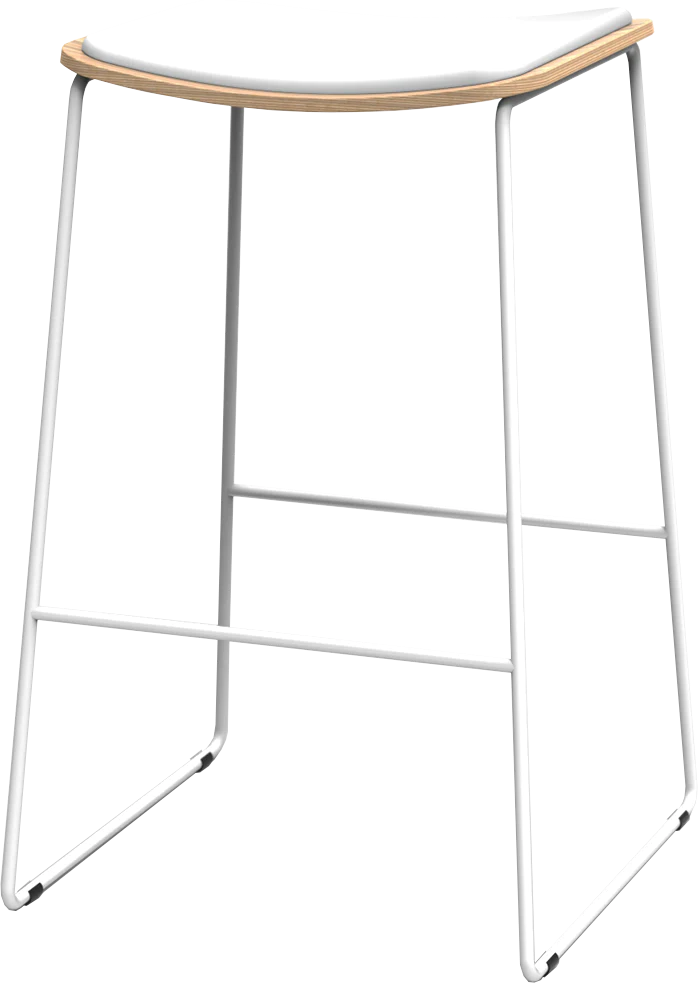 Skala Stools 750H-Barstools-Black-No-Commercial Traders - Office Furniture