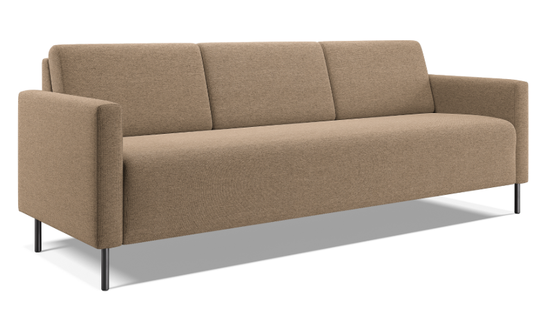 Weston 3 Seater-Reception Furniture-North Island Delivery-Ashcroft-Commercial Traders - Office Furniture