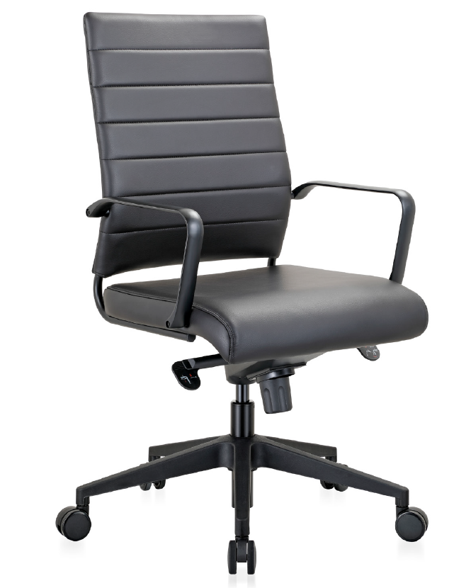 Classic Meeting Chair-Meeting Chairs-Classic Black-Flat Pack-Commercial Traders - Office Furniture