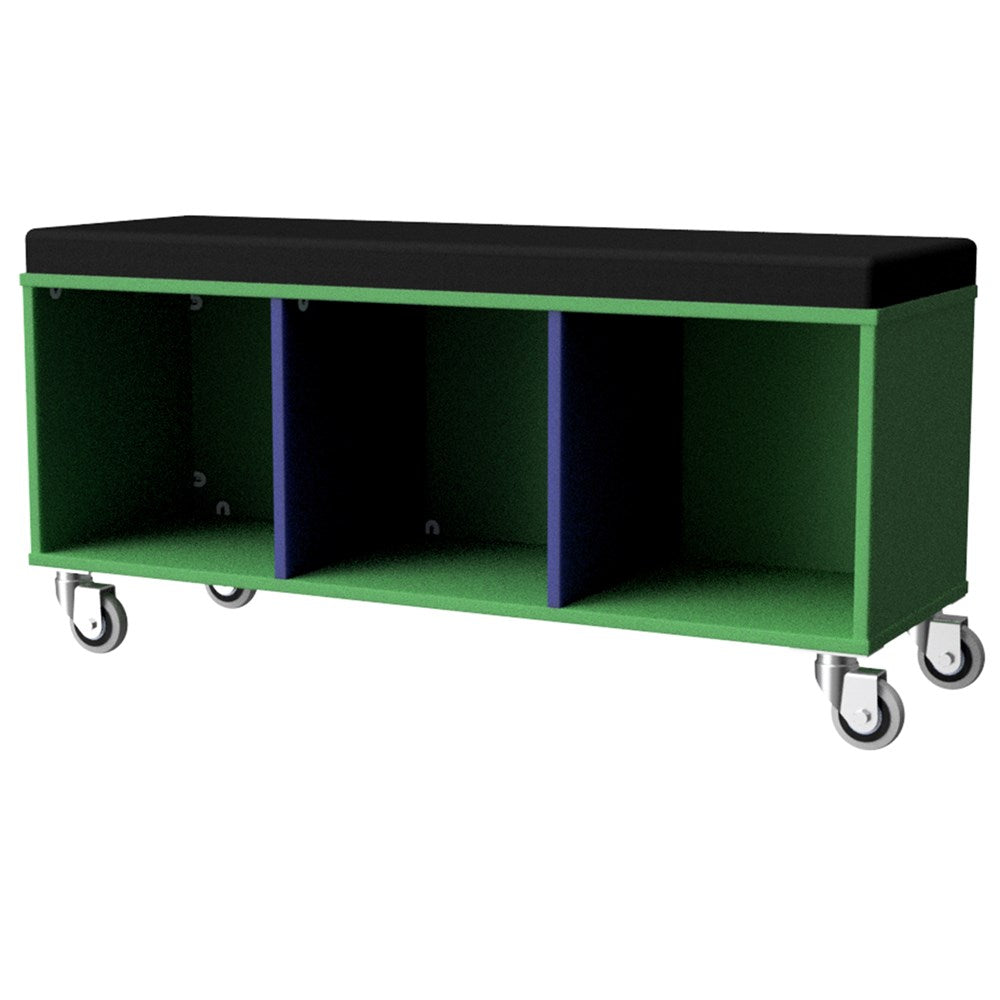 Trolley Sit On-Education Furniture-Blue/White-800MM-Commercial Traders - Office Furniture