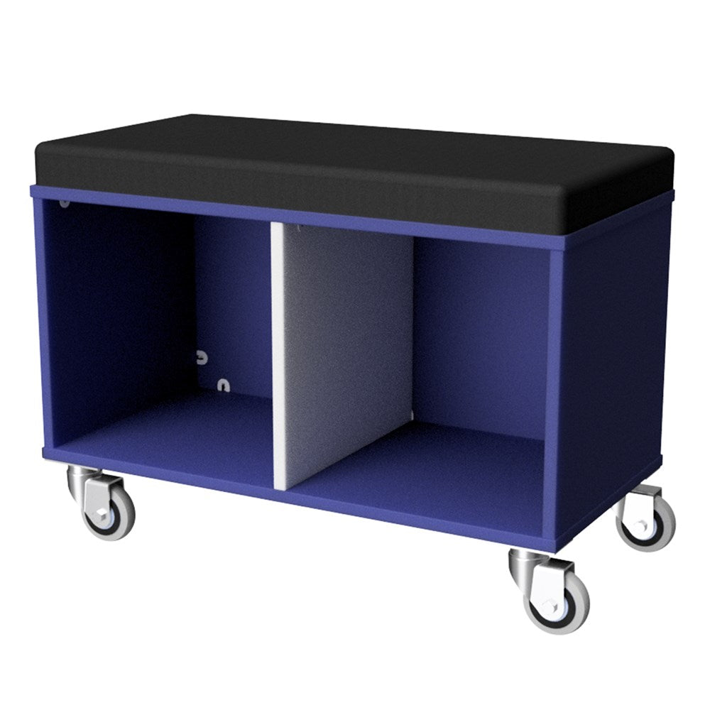 Trolley Sit On-Education Furniture-Blue/White-800MM-Commercial Traders - Office Furniture
