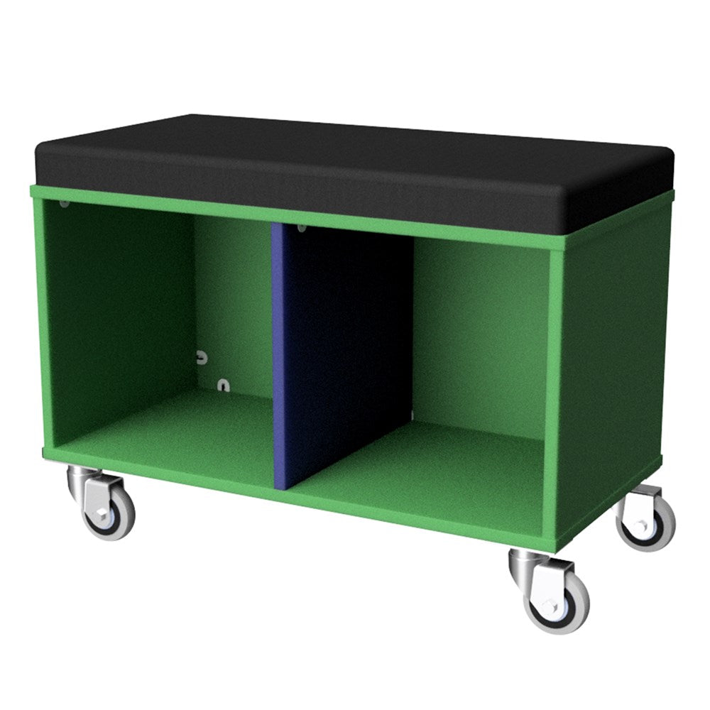 Trolley Sit On-Education Furniture-Blue/White-800MM-Commercial Traders - Office Furniture