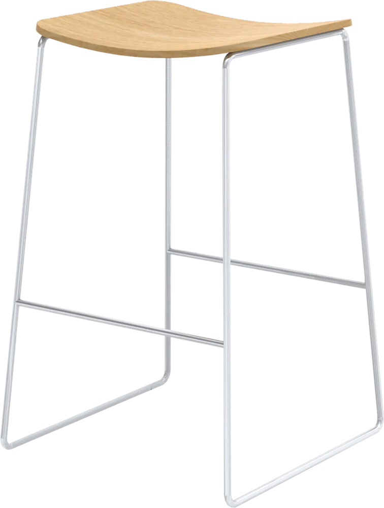 Skala Stools 750H-Barstools-Black-No-Commercial Traders - Office Furniture