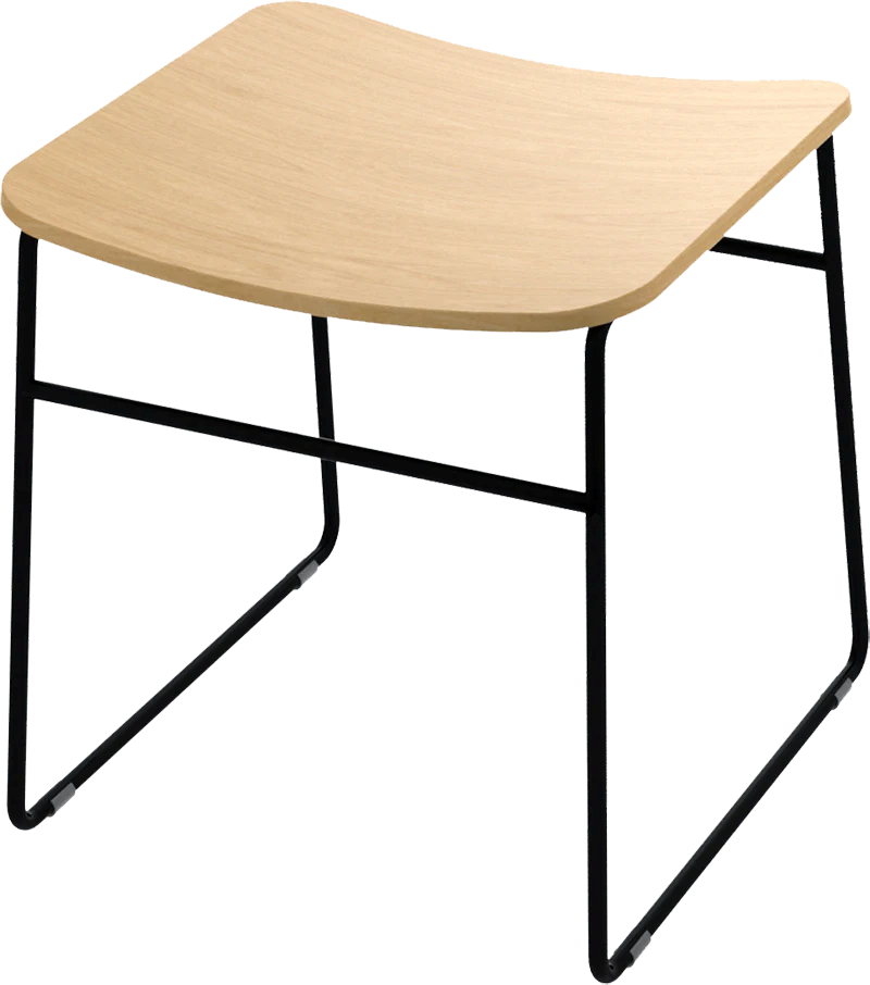 Skala Stools 450H-Barstools-Black-No-Commercial Traders - Office Furniture