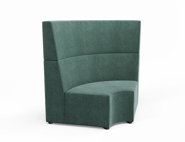 Vista Small 90° Curve Concave-Reception Furniture-Full Depth-High-Ashcroft-Commercial Traders - Office Furniture