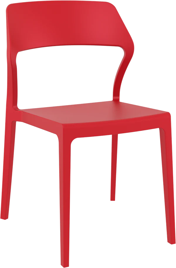 Soda Chair-Lunchroom Chairs-Red-North Island (Ground Floor)-Commercial Traders - Office Furniture