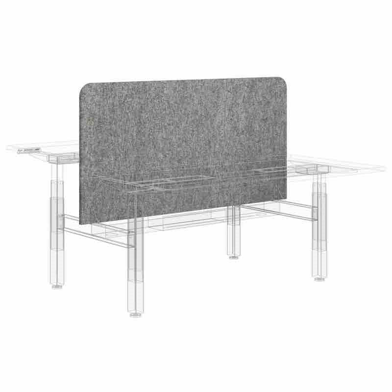 Sonic Summit II Acoustic Centre Screen-Acoustic-770 X 1200-Black-Commercial Traders - Office Furniture