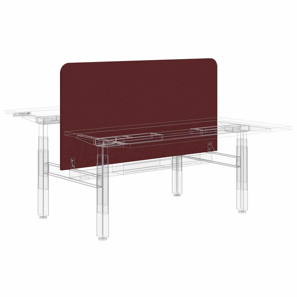 Sonic Summit II Acoustic Centre Screen-Acoustic-770 X 1200-Maroon-Commercial Traders - Office Furniture