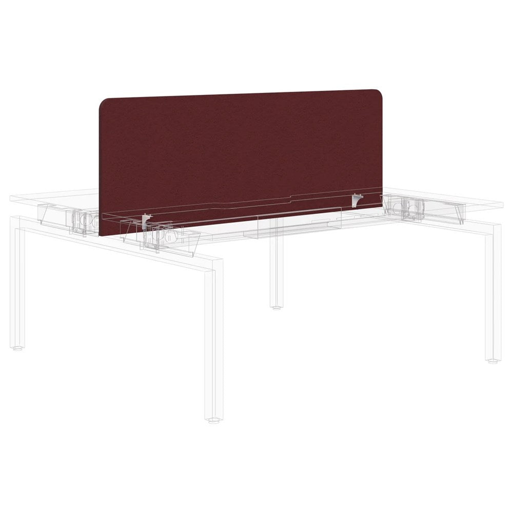 Sonic Balance Acoustic Centre Screen-Acoustic-577 X 1500-Maroon-Black-Commercial Traders - Office Furniture