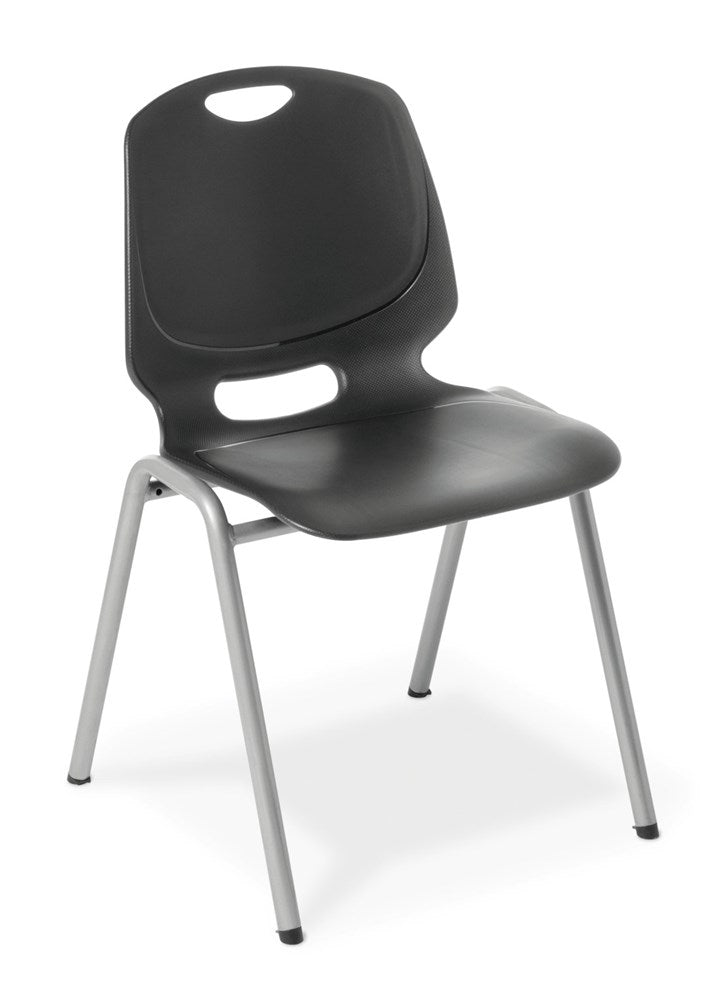 Spark 4 Leg Chair-Chairs-Smoke-Commercial Traders - Office Furniture
