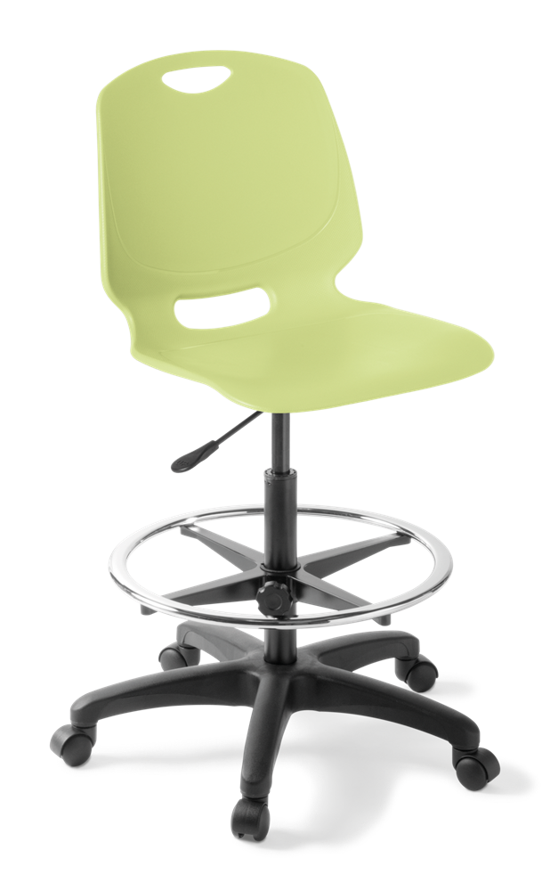 Spark Highlift-Chairs-Black-Commercial Traders - Office Furniture