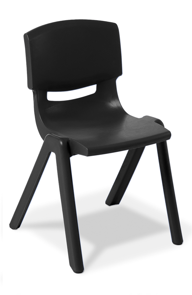 Squad Chair-Lunchroom Chairs-Black-Commercial Traders - Office Furniture