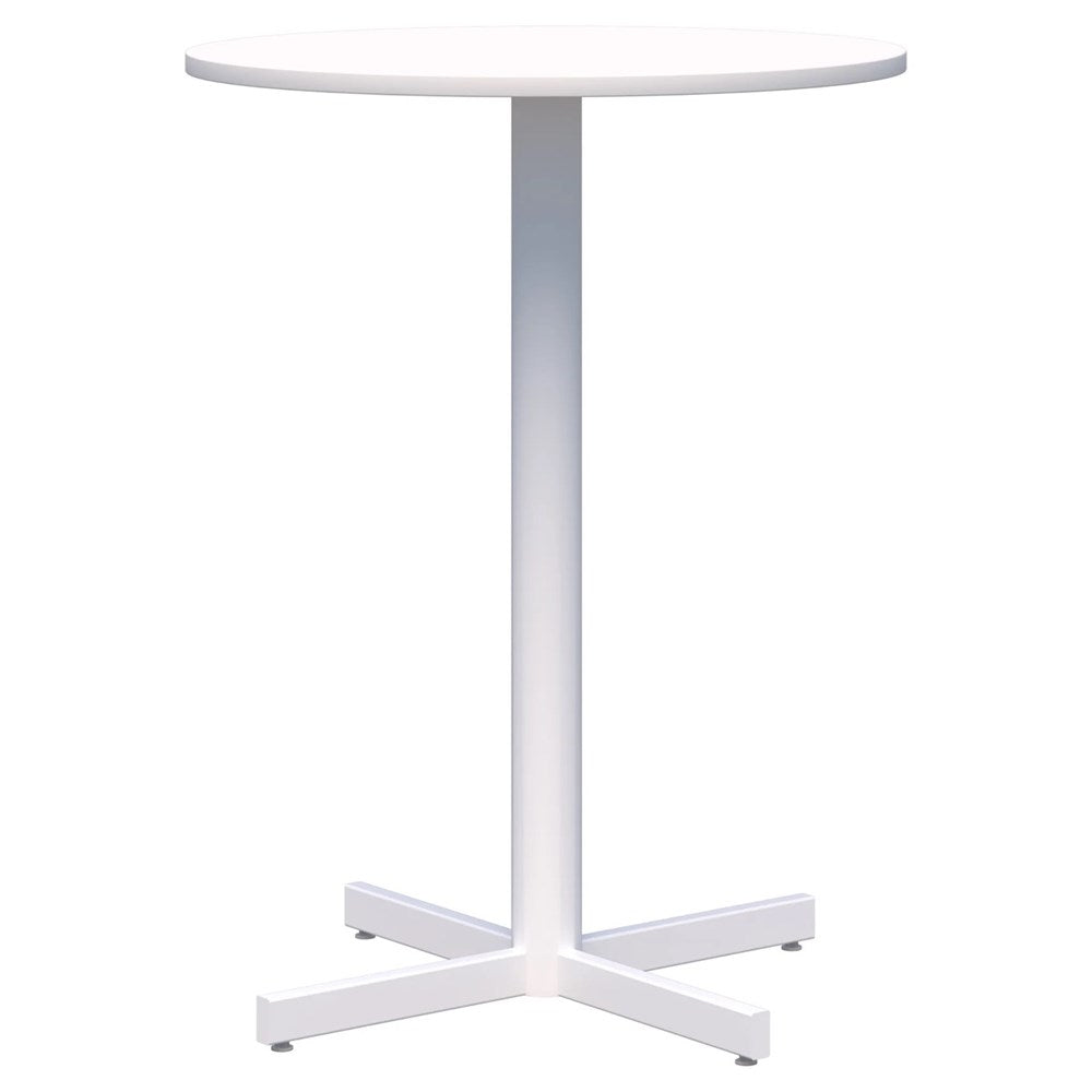 Star Bar Leaner - Round-Barleaners-800D-Snow Velvet-White-Commercial Traders - Office Furniture