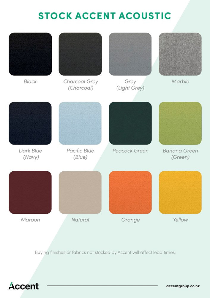 Sonic Summit II Acoustic Centre Screen-Acoustic-770 X 1200-Black-Commercial Traders - Office Furniture