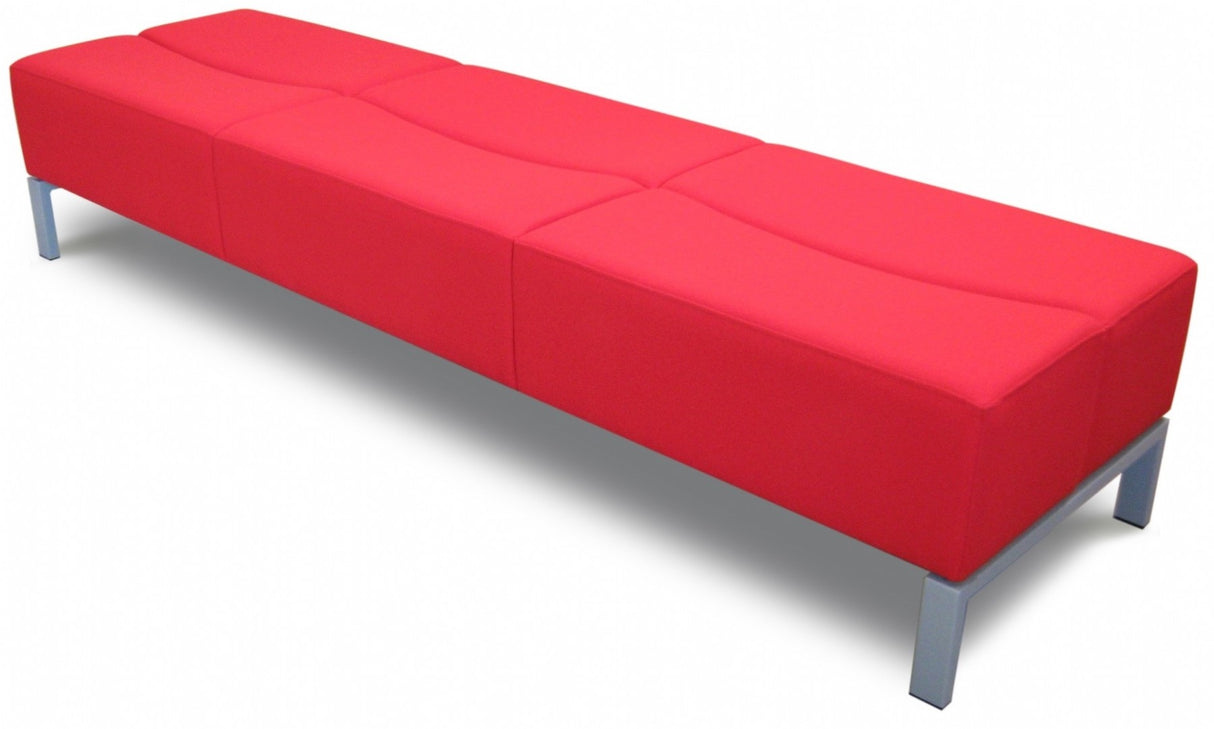 Swell Triple Ottoman-Reception Furniture-North Island Delivery-Keylargo-Commercial Traders - Office Furniture