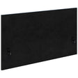System 25 - 1800w -Plain Side Mount-Office Partitons-Fletcher Midnight-Black-Commercial Traders - Office Furniture