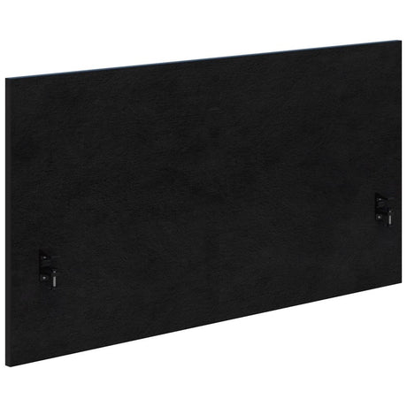 System 25 - 1800w -Plain Side Mount-Office Partitons-Fletcher Midnight-Black-Commercial Traders - Office Furniture