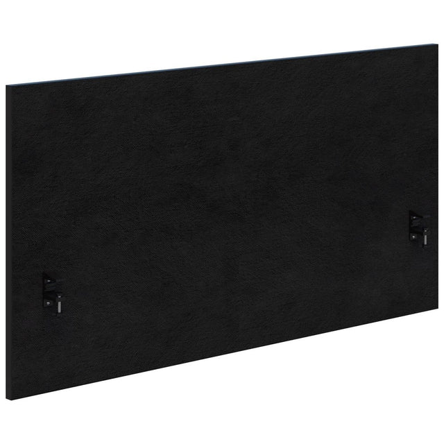System 25 - 1800w -Plain Side Mount-Office Partitons-Fletcher Midnight-Black-Commercial Traders - Office Furniture