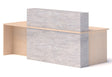 The Block Reception - Wheelchair Accessible-Reception Furniture-2400mm-Left-Auckland Delivery-Commercial Traders - Office Furniture
