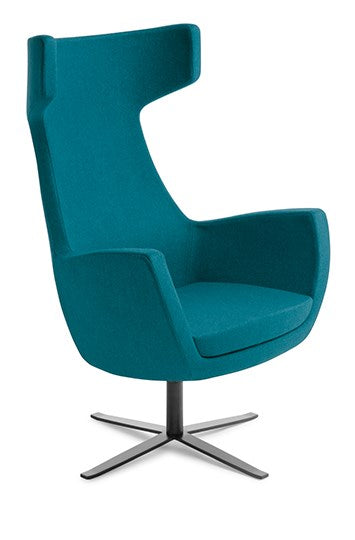 Trento 4-point Base-Reception Furniture-Augustus-Black-Commercial Traders - Office Furniture