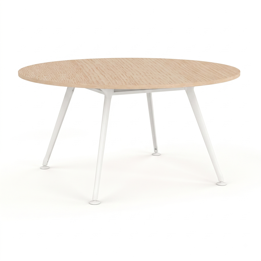 Euro Meeting Table 1500-Meeting Room Furniture-White-South Island Delivery (Ground Floor)-Commercial Traders - Office Furniture