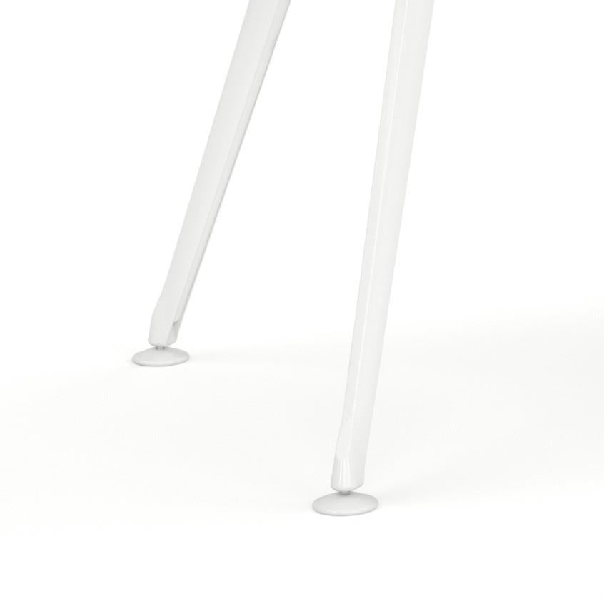 Special - Euro Boardroom Table 3000 x 1200 - White Frame Only-Meeting Room Furniture-Snowdrift-White Leg-North Island Delivery-Commercial Traders - Office Furniture