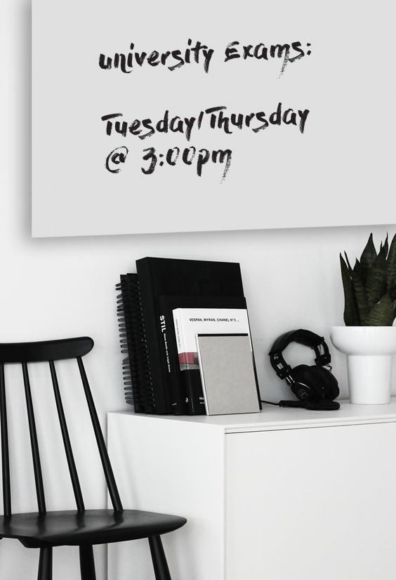 Glass Writing Board - White-Glass Writing Boards-600 x 900-No Thanks-Commercial Traders - Office Furniture