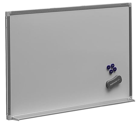Ceramic Double-Sided Whiteboard-Whiteboards-900 x 900-No Accessories Thanks-Commercial Traders - Office Furniture