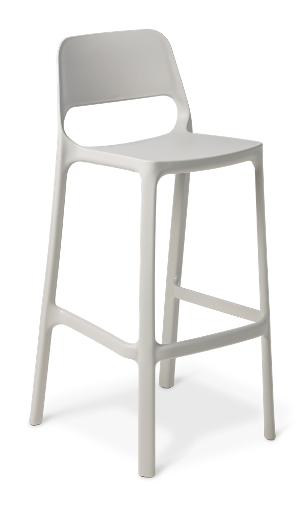 Zero Bar Stool-Barstools-Stone-Commercial Traders - Office Furniture