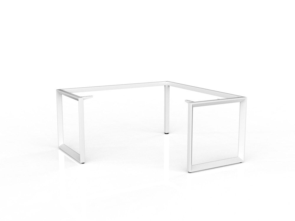 Anvil Corner Desk - Frame Only-Meeting Room Furniture-1500 x 1500 x 700-White-Commercial Traders - Office Furniture