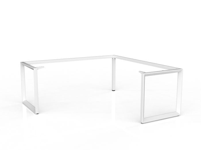 Anvil Corner Desk - Frame Only-Meeting Room Furniture-1800 x 1800 x 700-White-Commercial Traders - Office Furniture